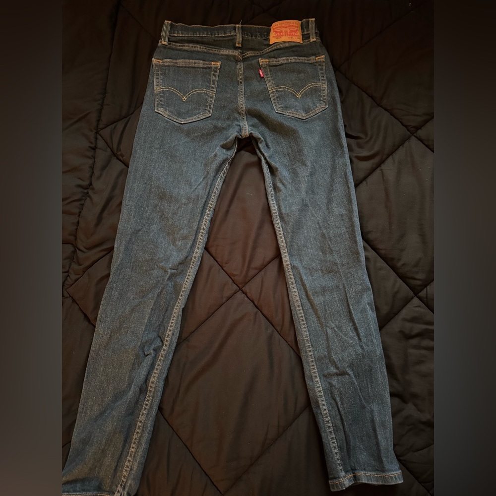 Two pair - Levi’s Men’s 511 Slim Jeans, slightly different color.